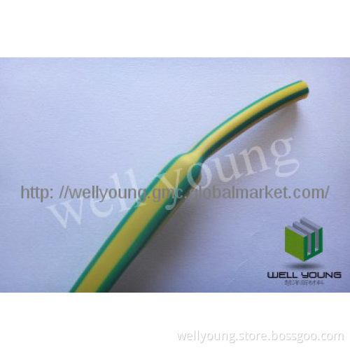 Yellow green heat shrink tube